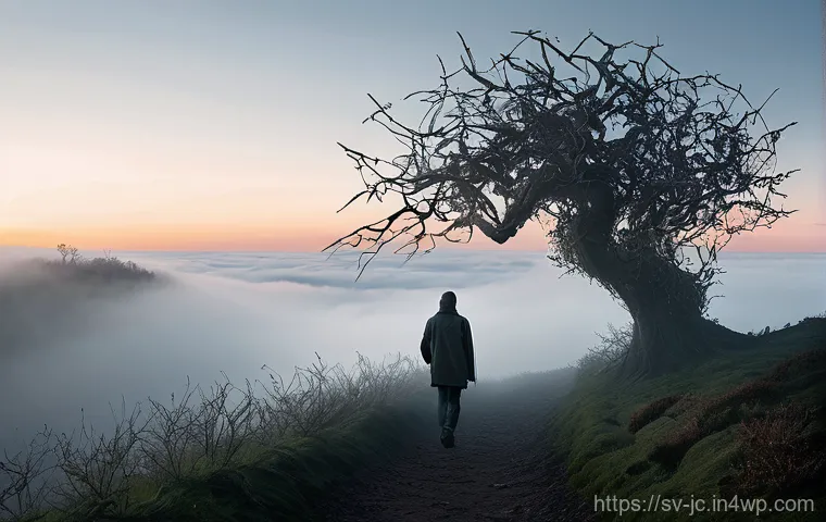 자기 대화 개선을 위한 워크숍 안내 - **Prompt 1: The Inner Compass of Self-Talk**
    "A serene, medium shot of a person (gender-neutral,...