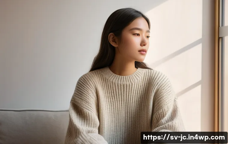 자기 대화와 성공적인 커뮤니케이션 - **Prompt: "A serene young adult, gender-neutral, around 25-30 years old, with a thoughtful and intro...